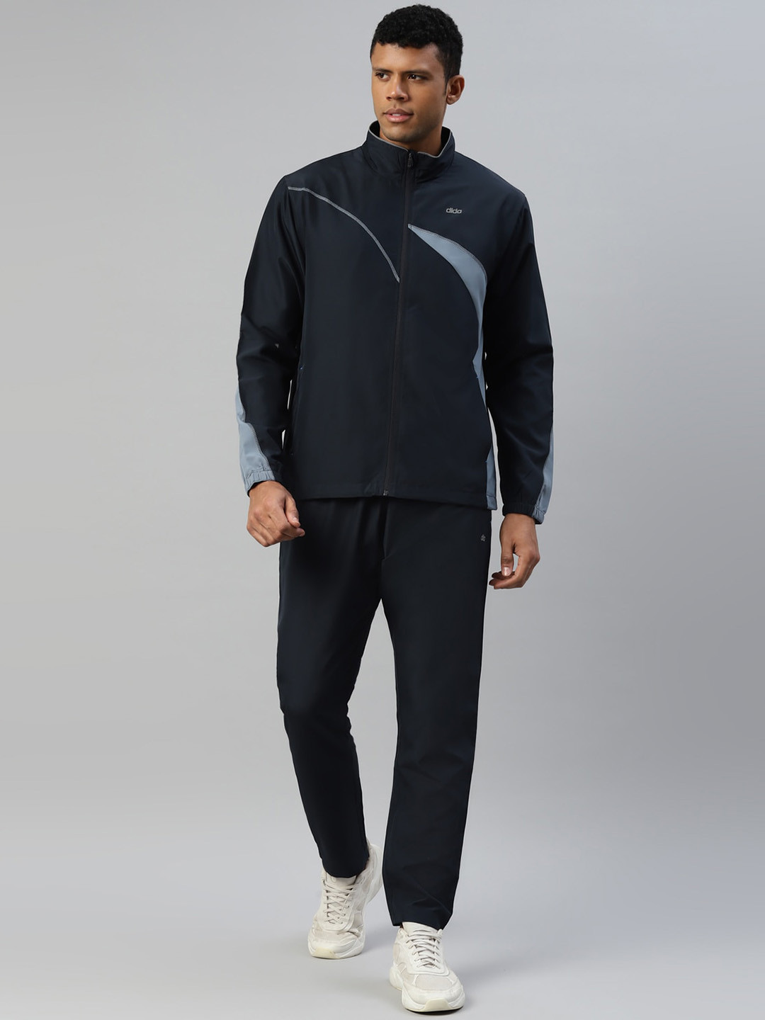 DIDA Men Performance Booster Colorblock Quick-Dry Activewear Sports Gym Track Suit