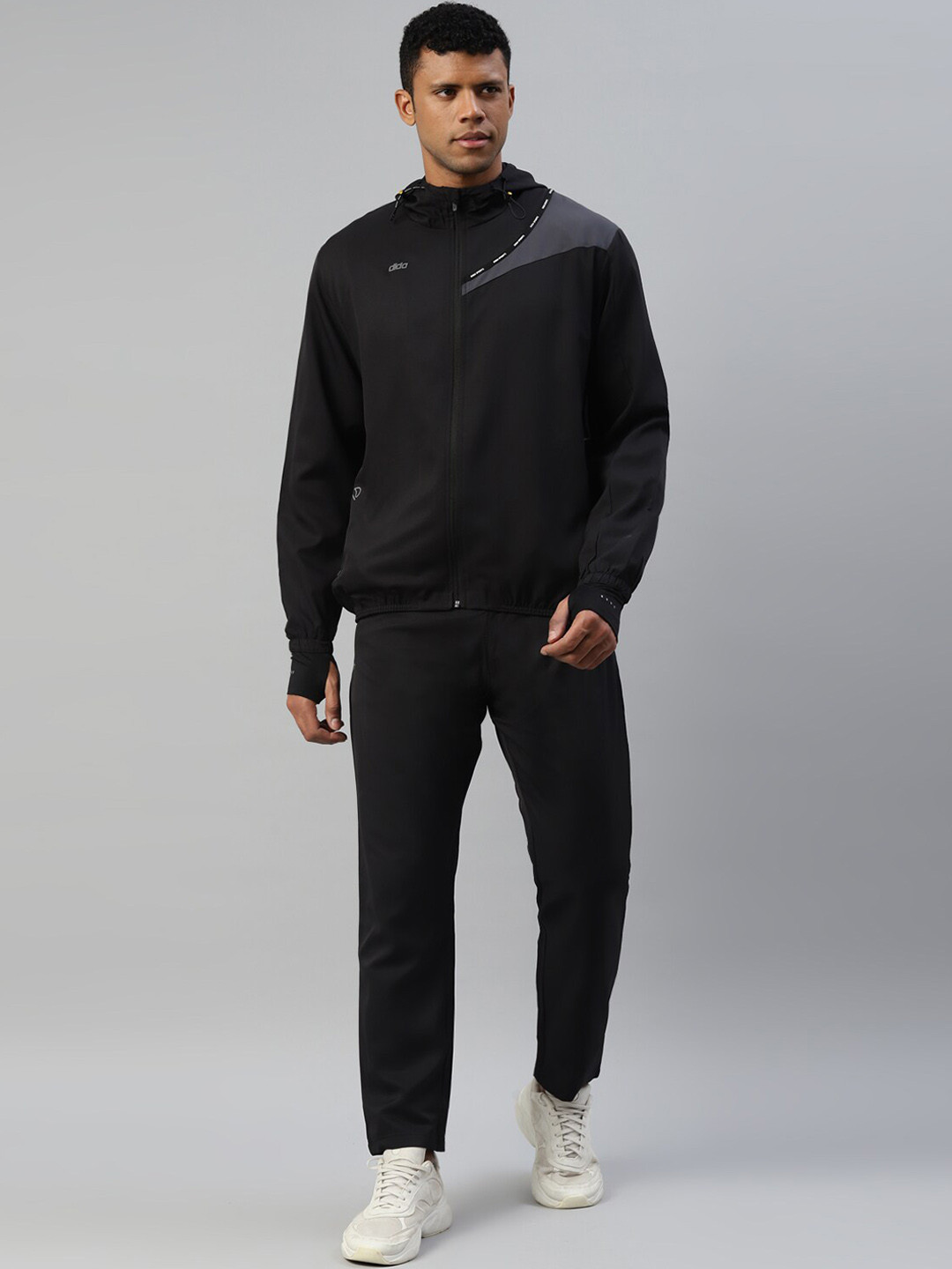 DIDA Men Ultimate Urban Colorblock Dry-Fit Activewear Sports Hood Track Suit