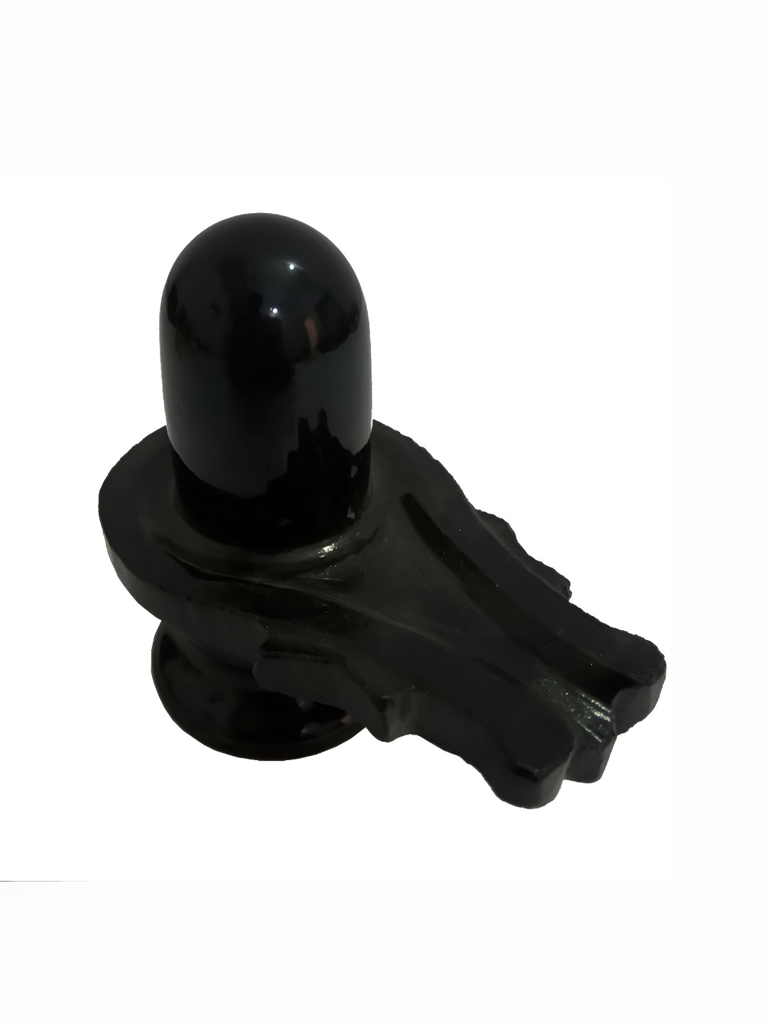 Navyaksh Shiv Lin Black Metal Metallic Prayer Room Small Showpiece -