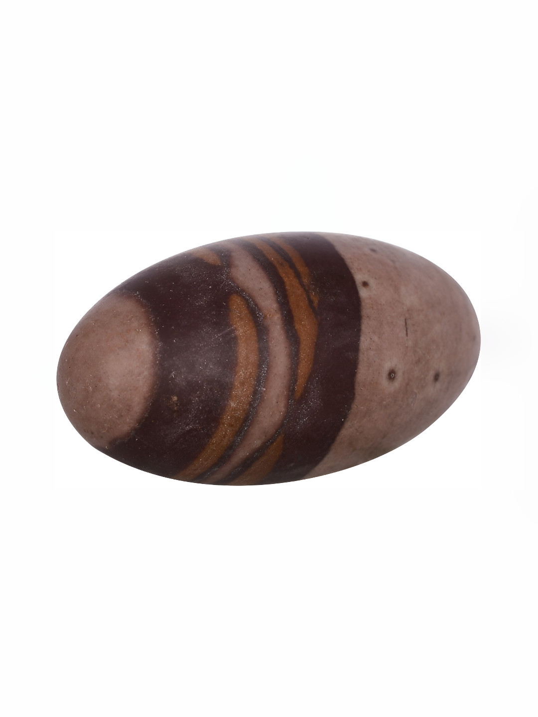 Navyaksh Nardeshwar Brown Pathar Multicoloured Stone Matte Prayer Room Medium Showpiece -