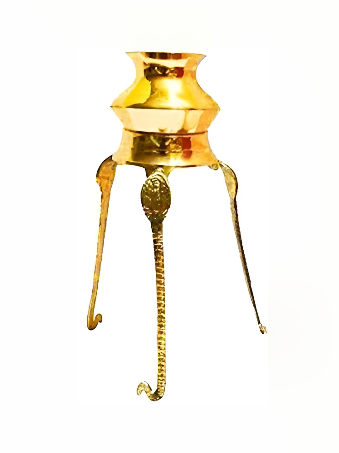 Navyaksh Tiaphee Loti Gold Brass Metallic Living Room Set of 2 Tiny Showpieces -