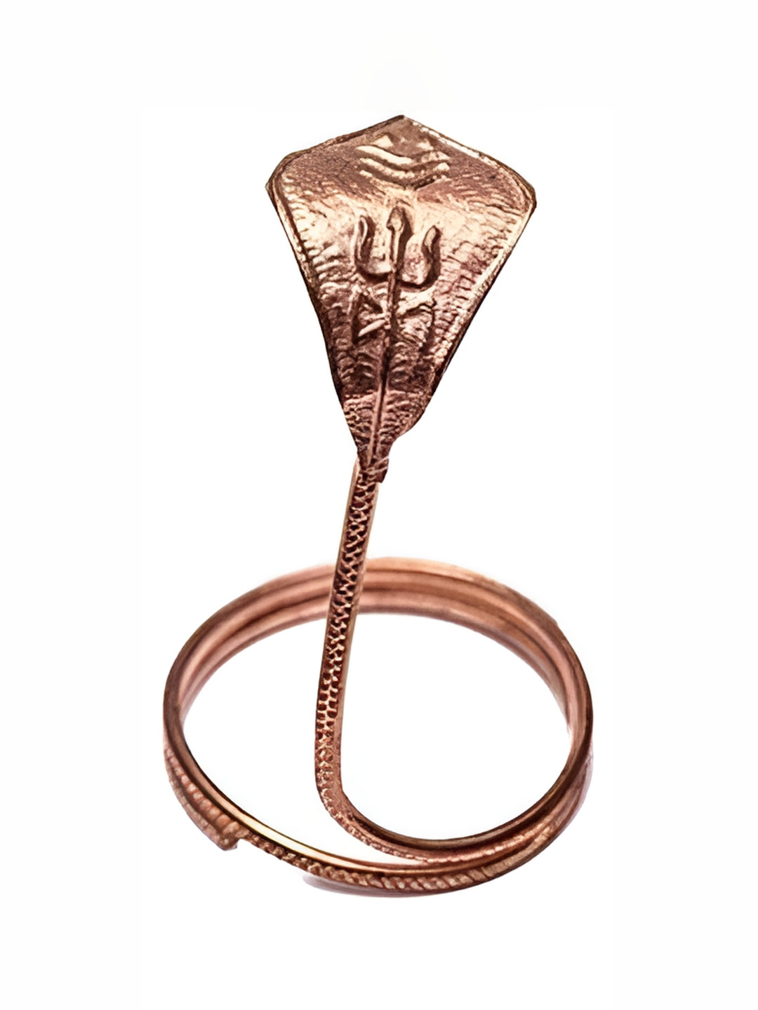Navyaksh Naag Copper Prayer Room Medium Showpiece -