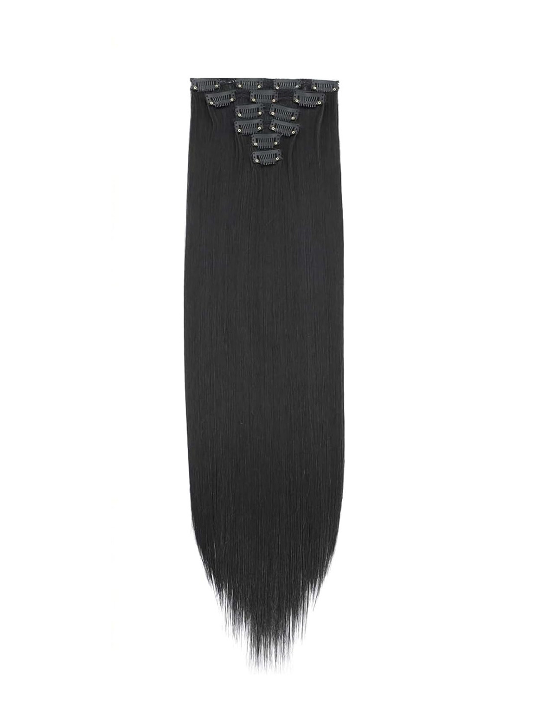 Beaute Secrets Straight Clip In Hair Extension - Natural Black