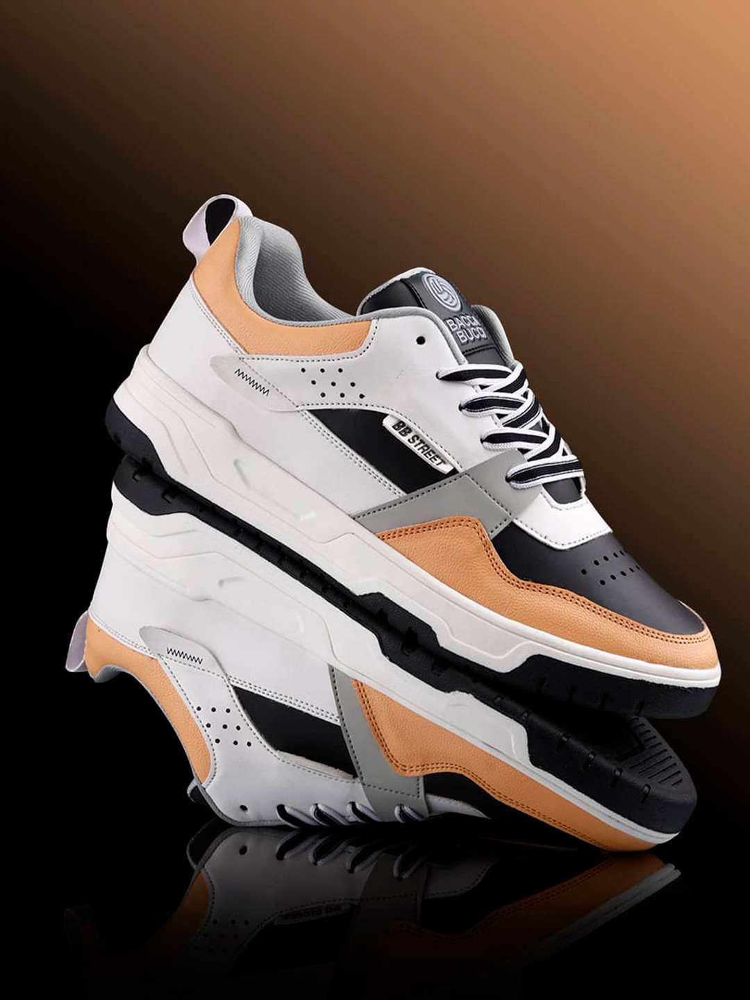 bacca bucci Men GENESIR 1.0 Colourblocked PU Sneakers