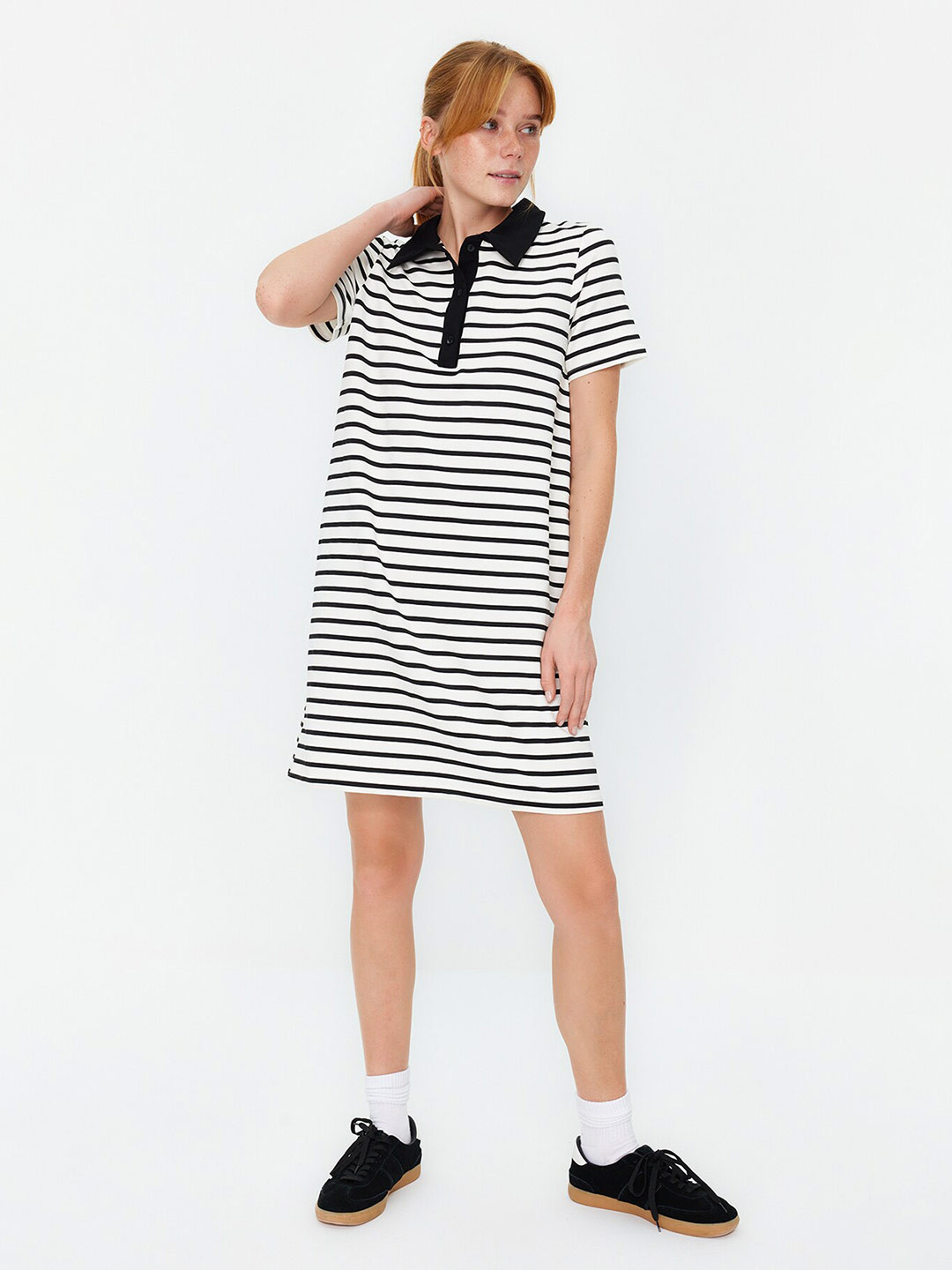 Trendyol Striped T-shirt Dress