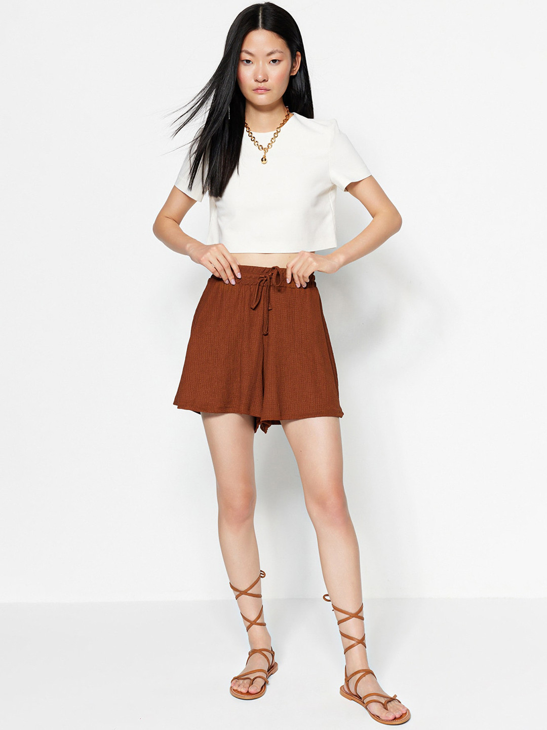 Trendyol Women Mid Rise Shorts