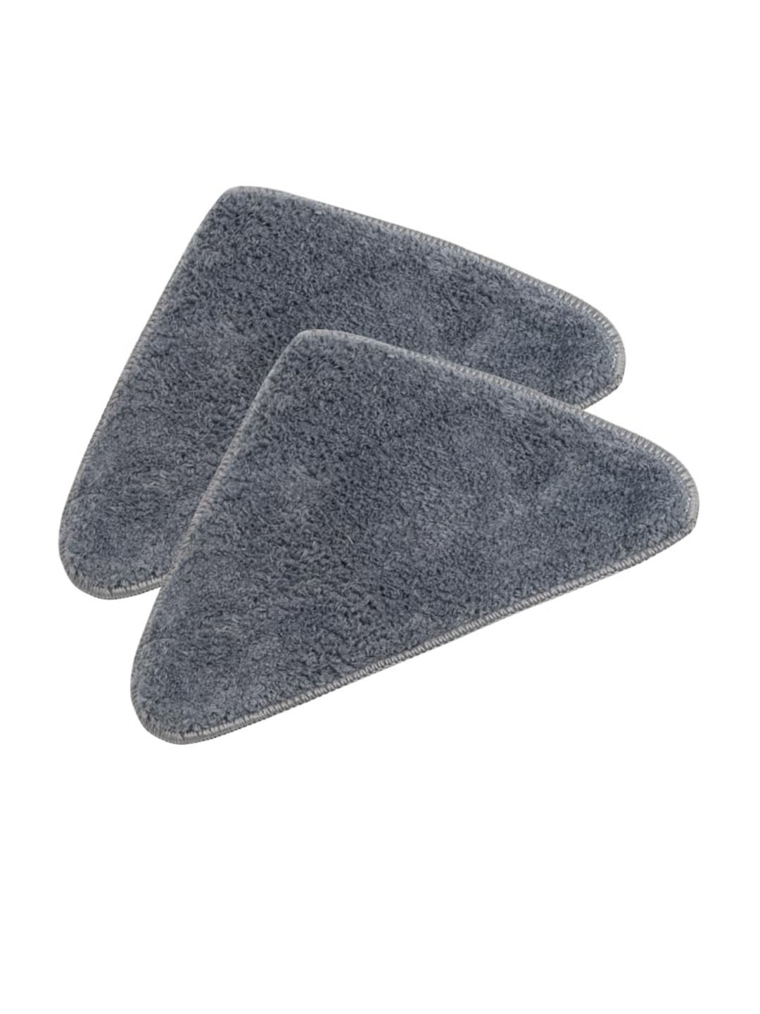 Black gold Grey 2 piece Solid Triangle Dust Mop Pads Replacement
