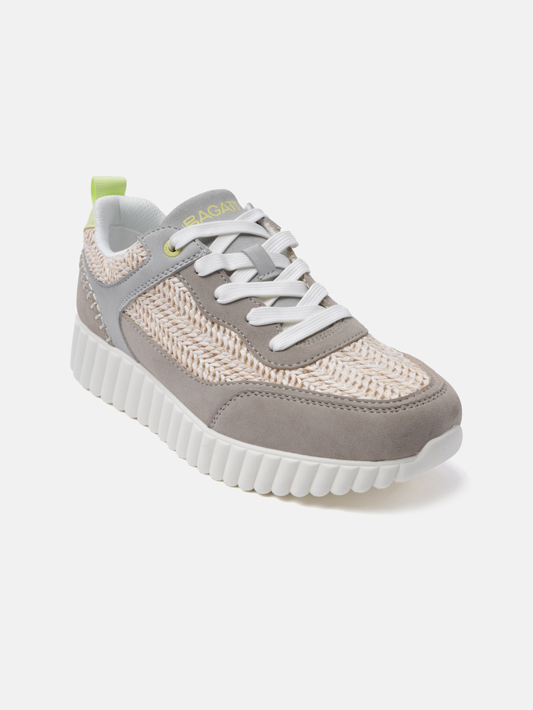 BAGATT Candice Women Textured Mid Top Sneakers