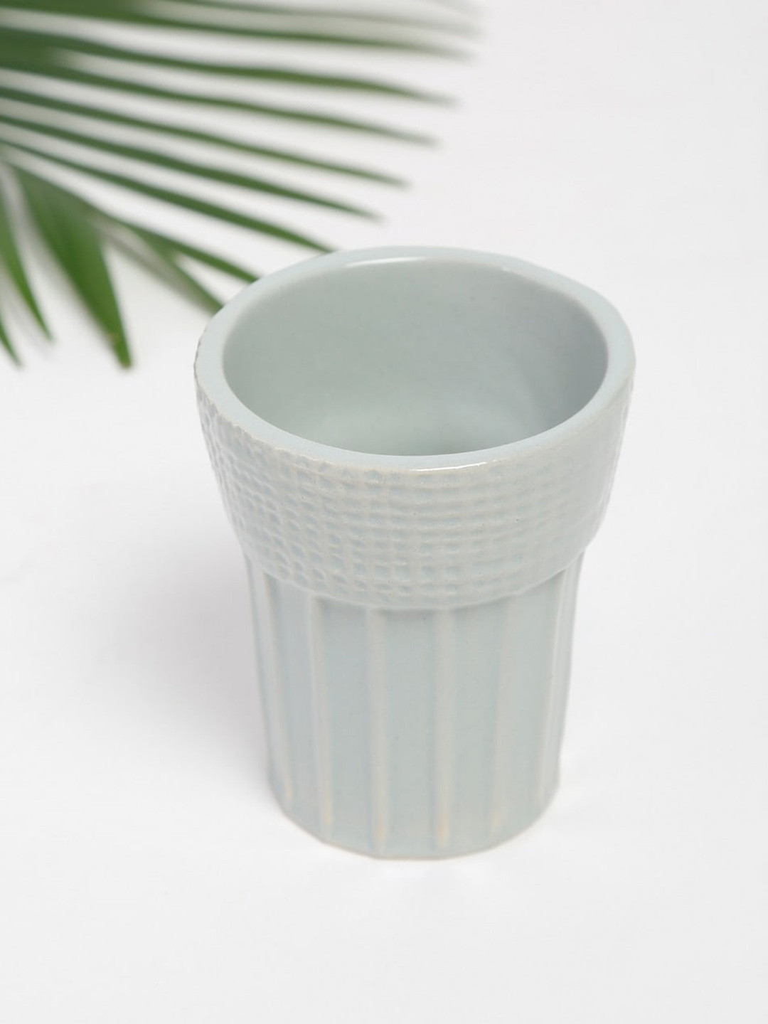 Fabindia Grey Ceramic Handmade Kulladhs-100ml