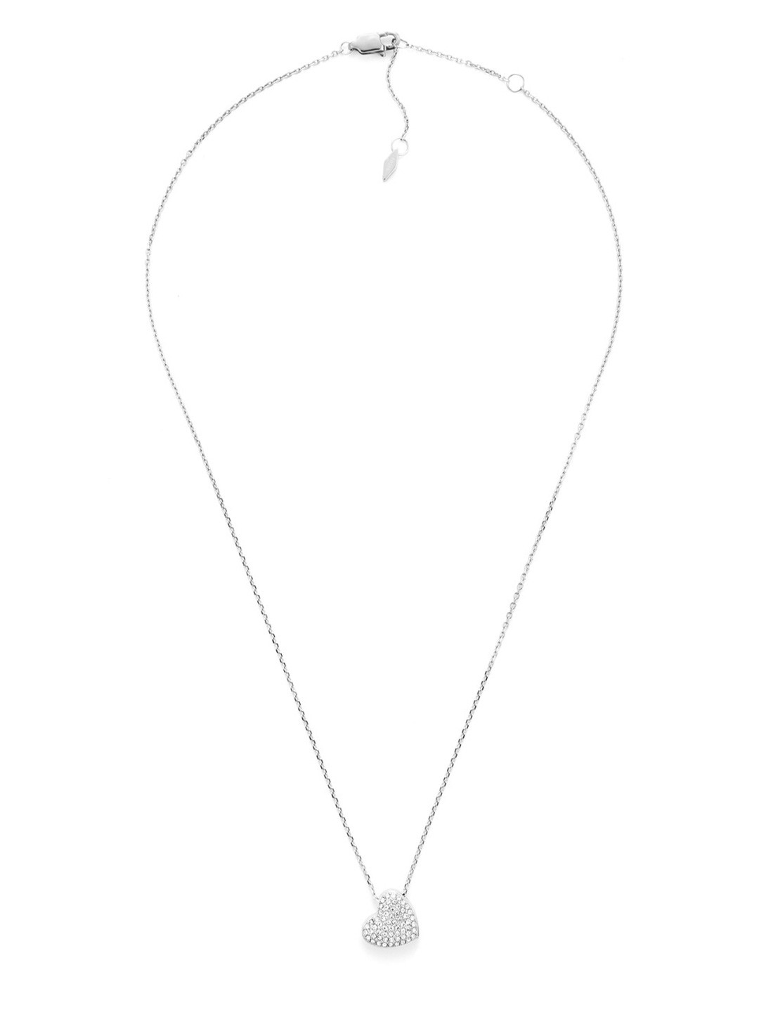 Fossil Stainless Steel Stone Studded Minimal Chain