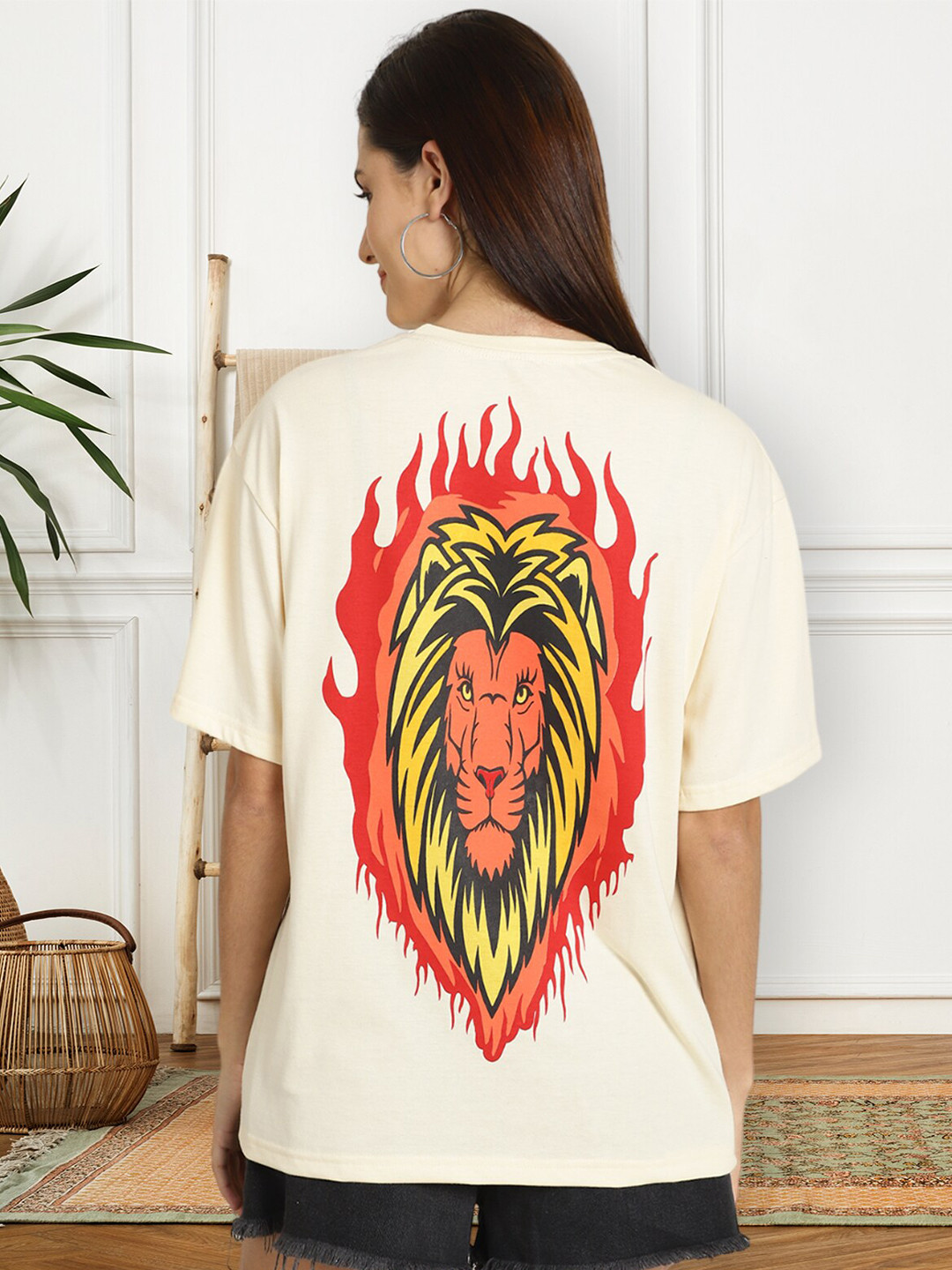 Unlocked Graphic Printed Round Neck Short Sleeve T-shirt