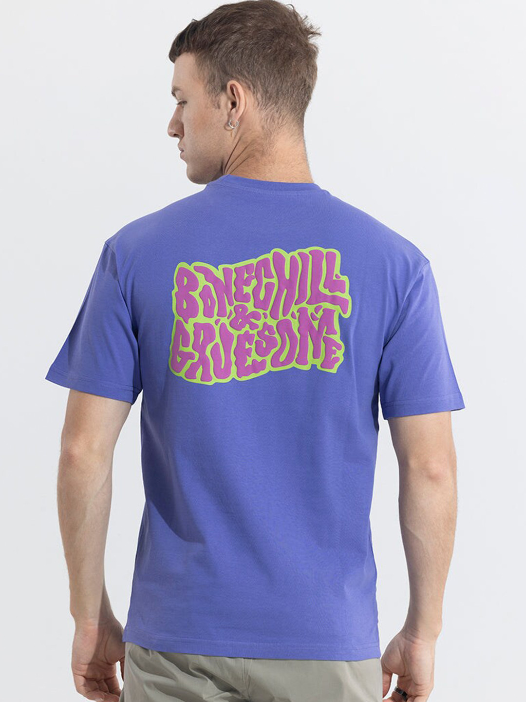 Snitch Graphic Printed Cotton T-shirt