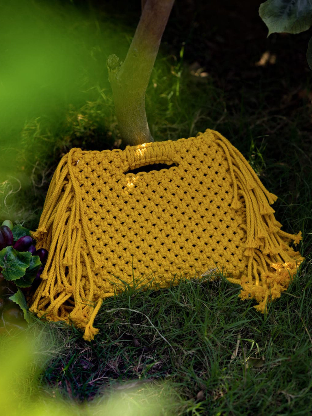 Terra Living Shopper Self Design Sling Bag With Fringed