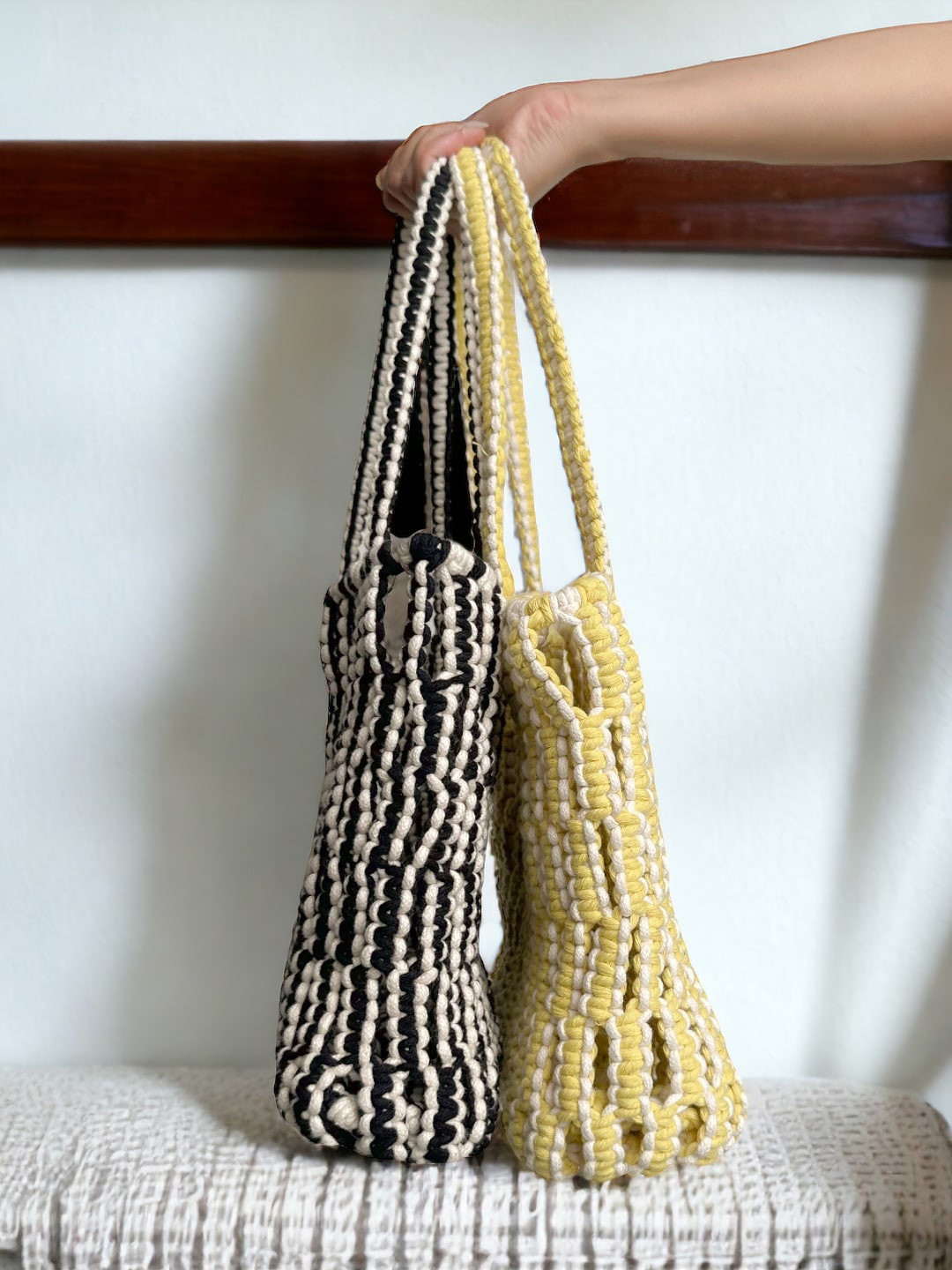 Terra Living Swagger Macrame Tote Bag
