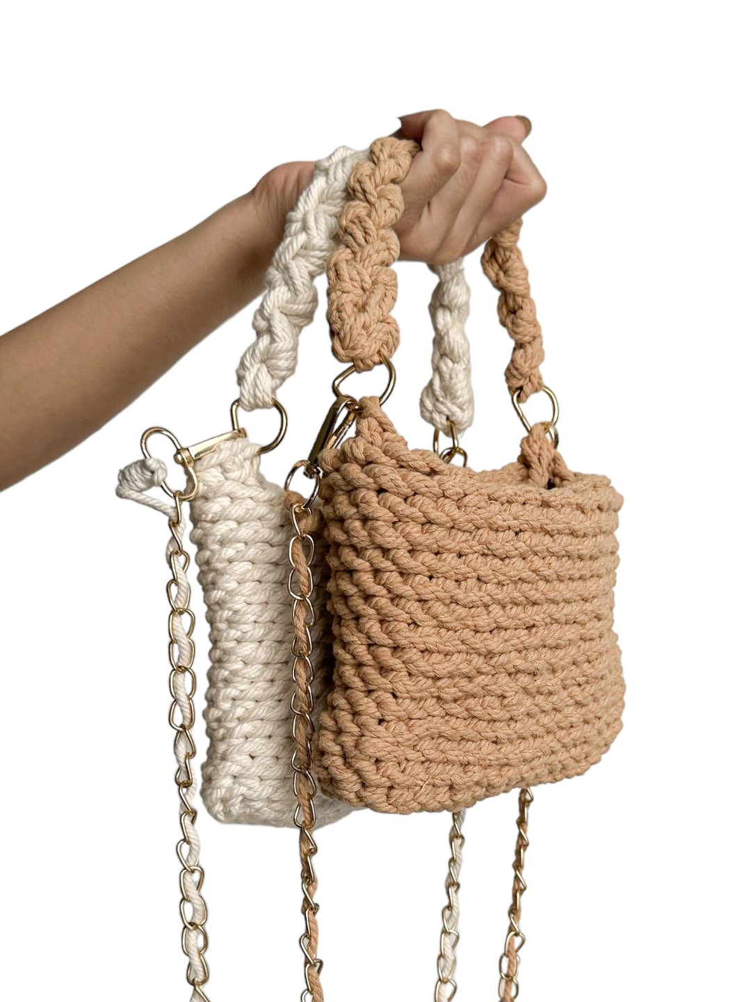 Terra Living Self Design Structured Handheld Bag