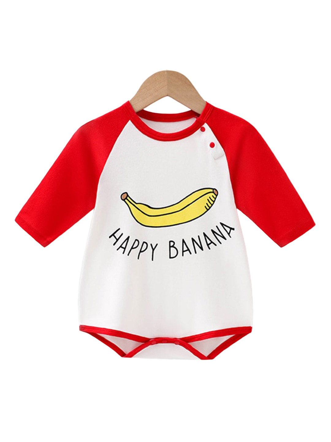 StyleCast Kids-Girls Printed Happy Banana Rompers