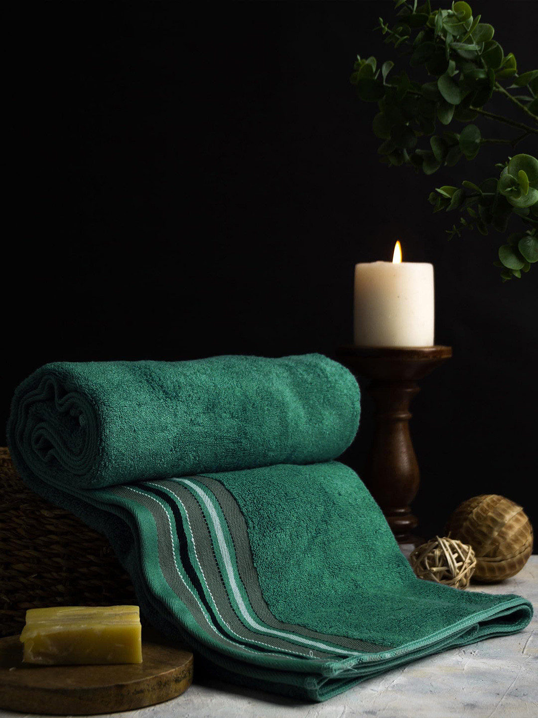 MUSH Green Multi Bath Towels
