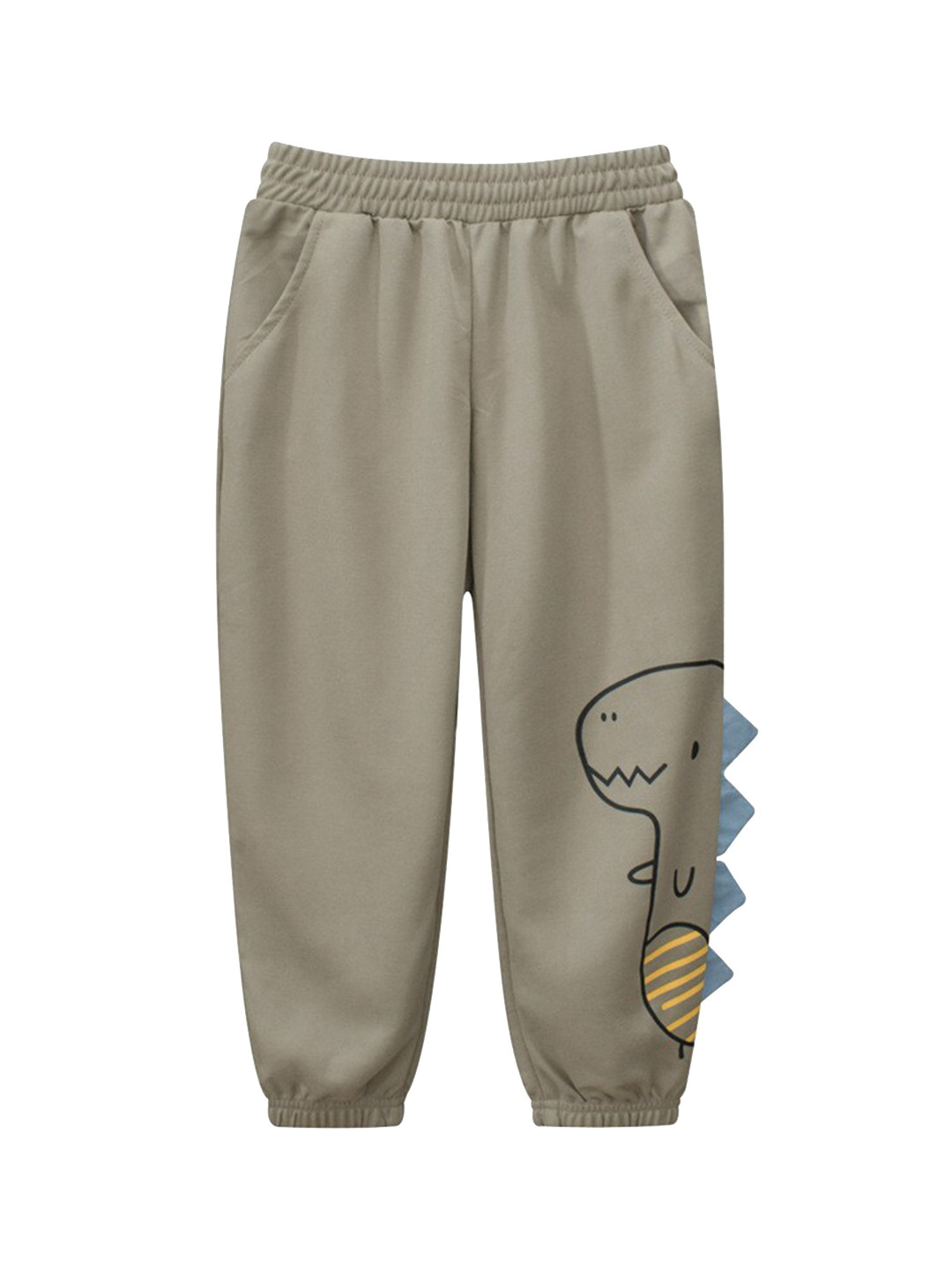 StyleCast Boys Beige Easy Wash High Rise Joggers