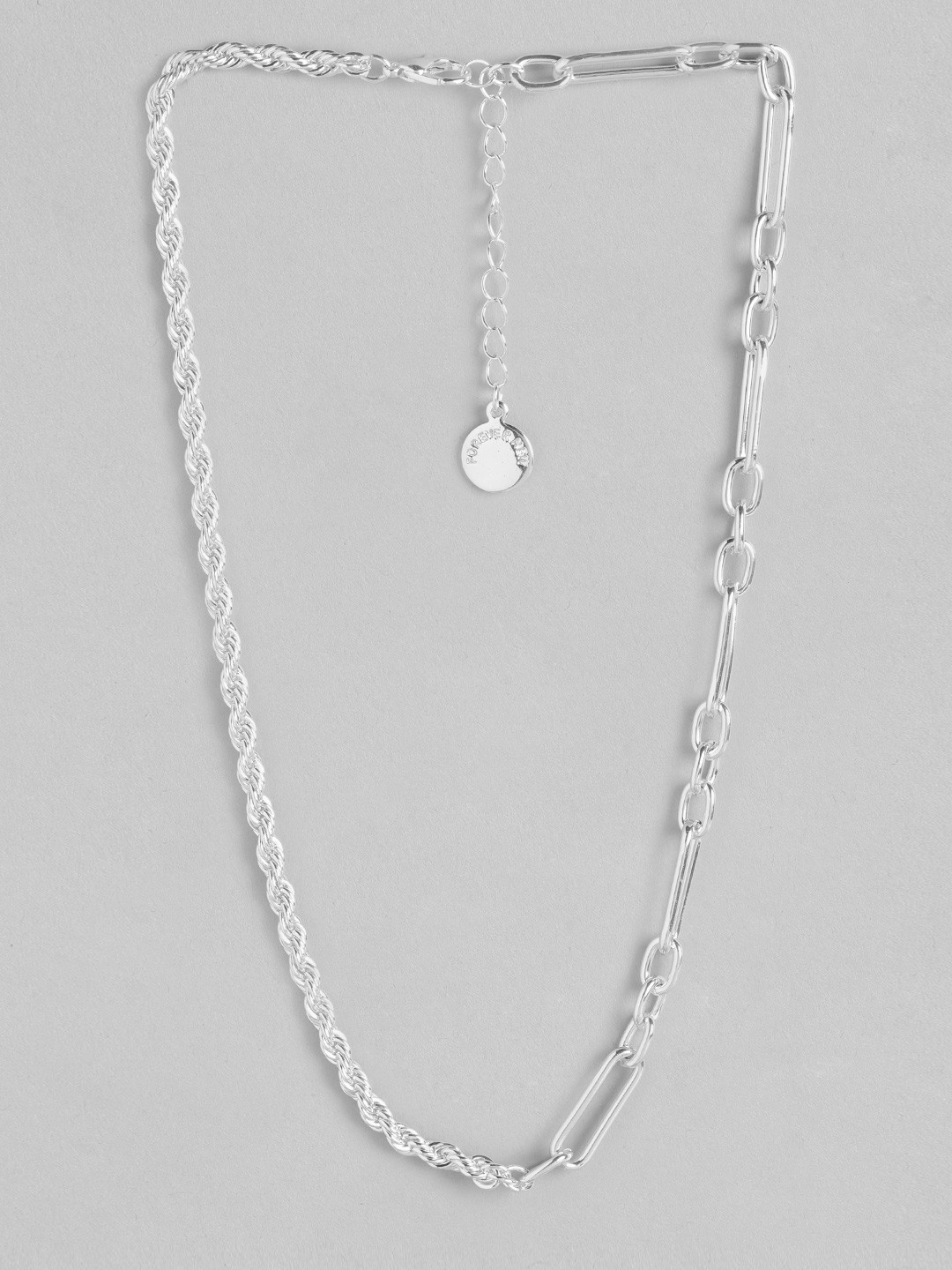 Forever New Silver-Plated Link Necklace