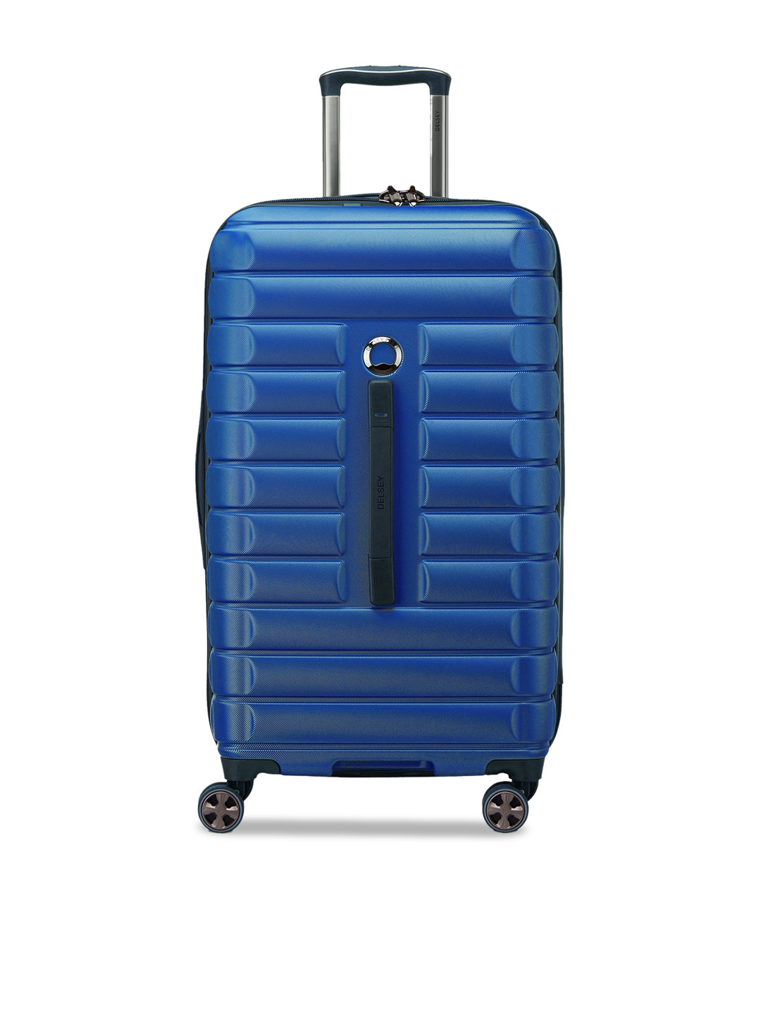 DELSEY PARIS SHADOW 5.0 Check-in Trunk - Hard-Sided Blue Polycarbonate Trolley with TSA Lock