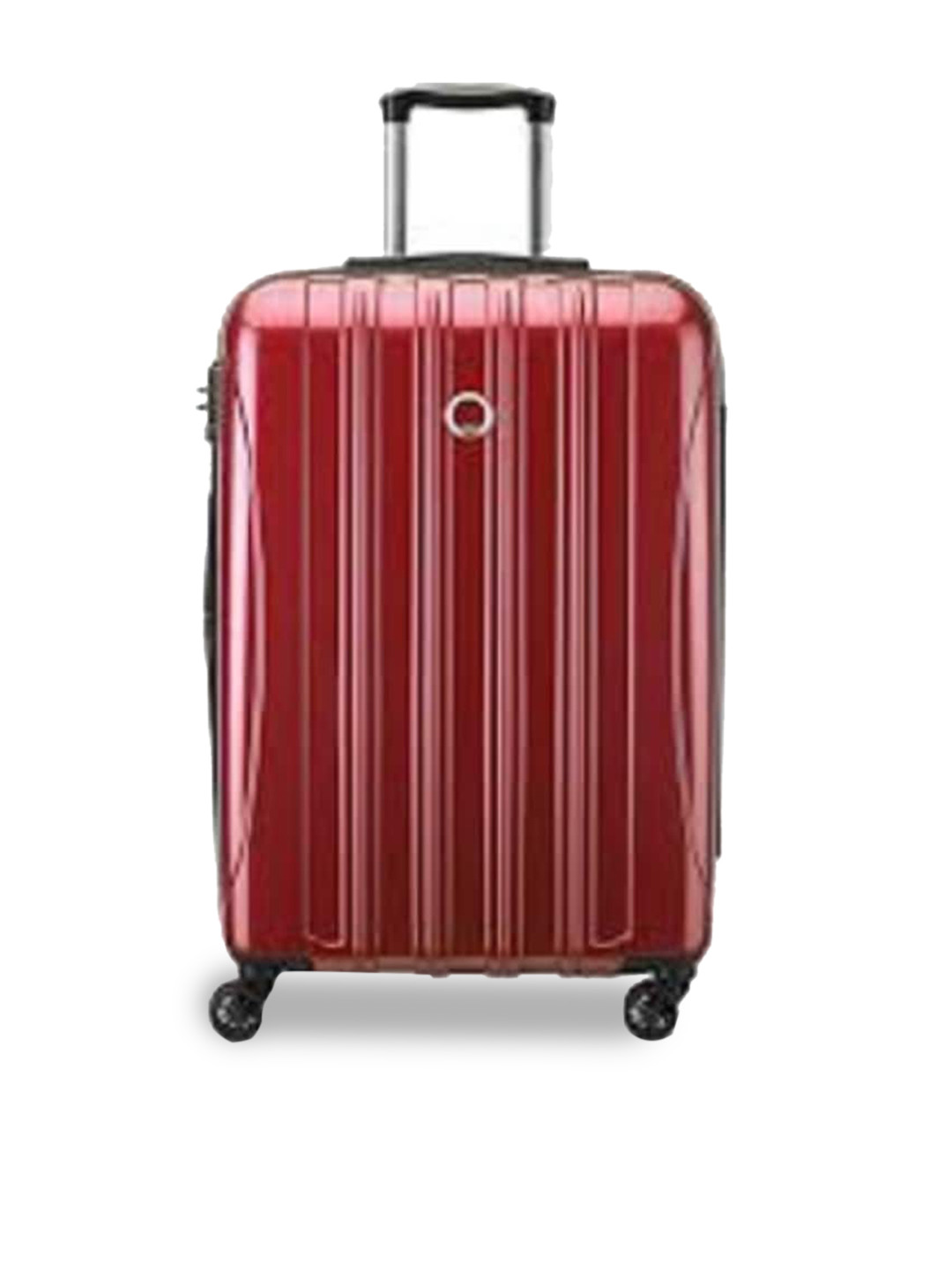 DELSEY PARIS HELIUM AERO Small Expandable Cabin Suitcase - Hard-Sided Red Polycarbonate Trolley with TSA Lock