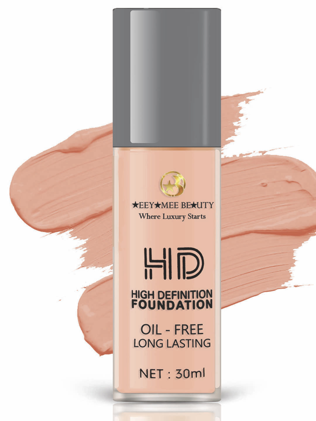 Adbeni Radiant Glow HD Foundation SPF 15 - 30ml - NC35