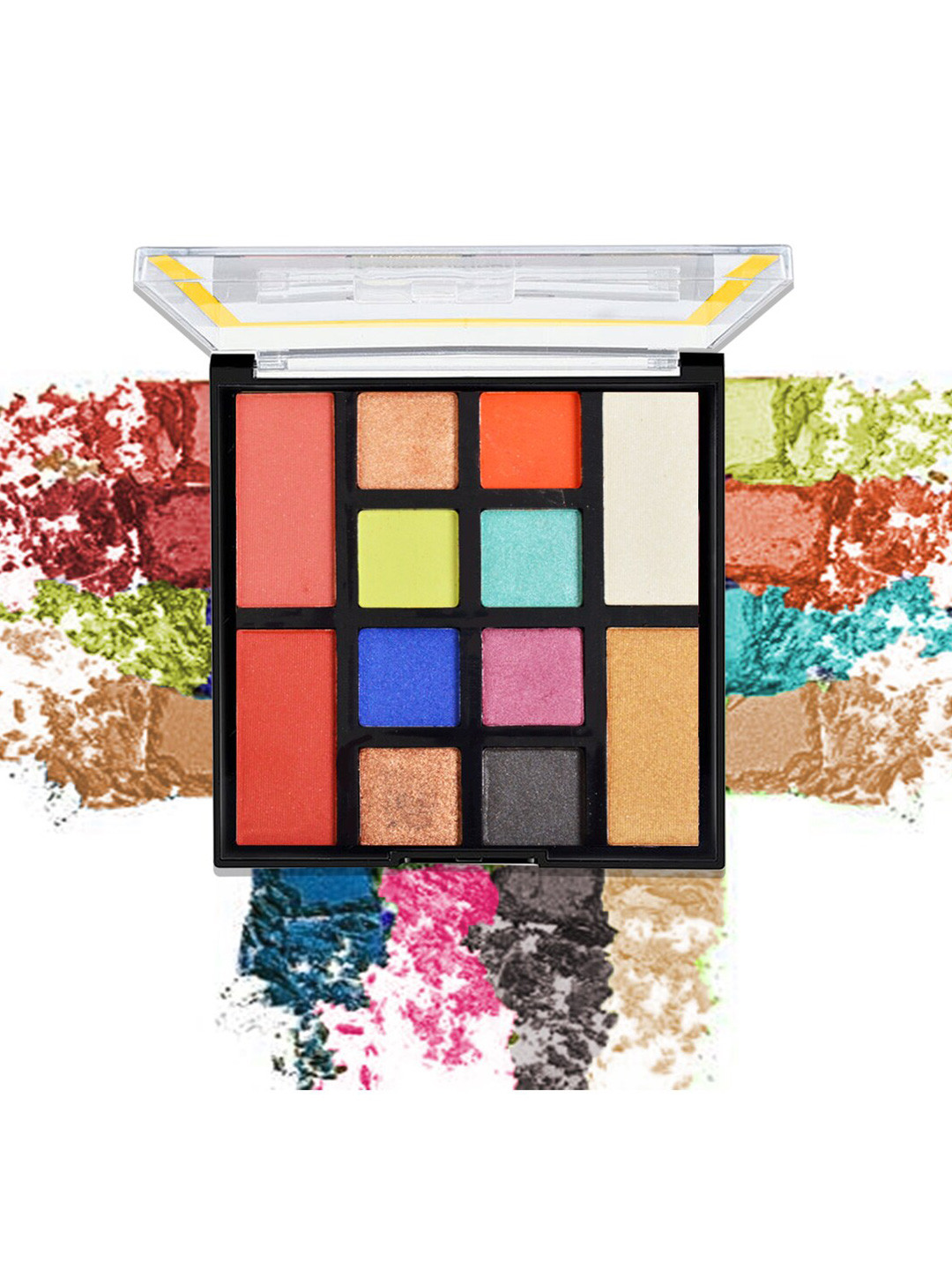 Adbeni Eey Mee Beauty 12-In-1 Matte & Shimmery Eyeshadow Palette - 25g - Shade 02