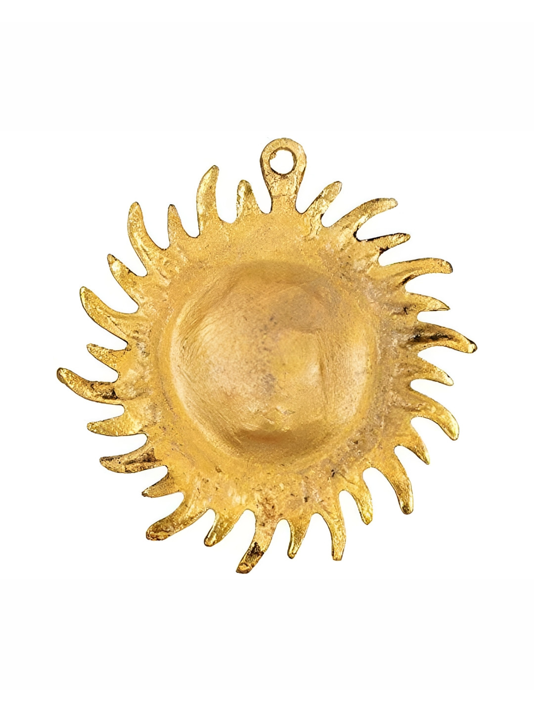 Navyaksh Suraj Gold Brass Metallic Prayer Room Tiny Showpiece - 0.8 Inches