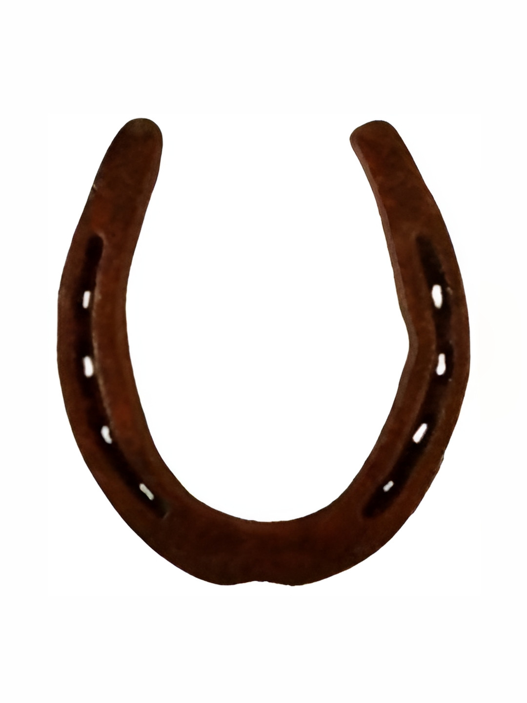 Navyaksh Ghode Ki Naal Brown Iron Metallic Living Room Small Showpiece - 1.6 Inches