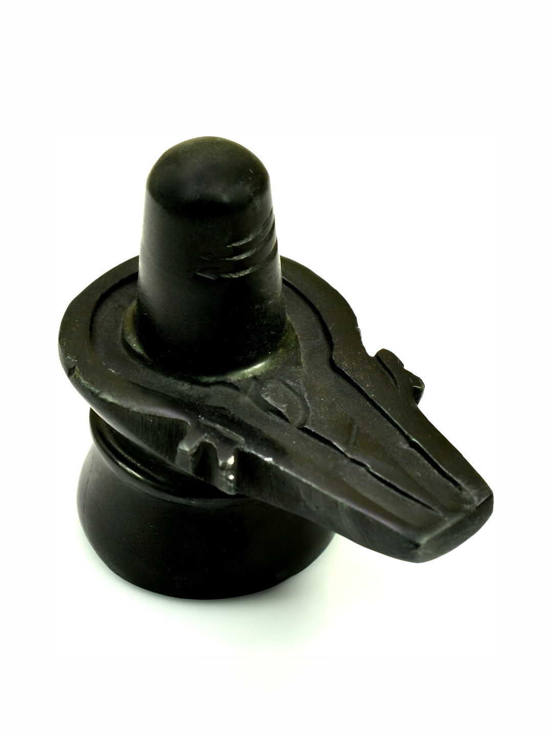 Navyaksh Black Stone Matte Prayer Room Small Showpiece - 3 Inches