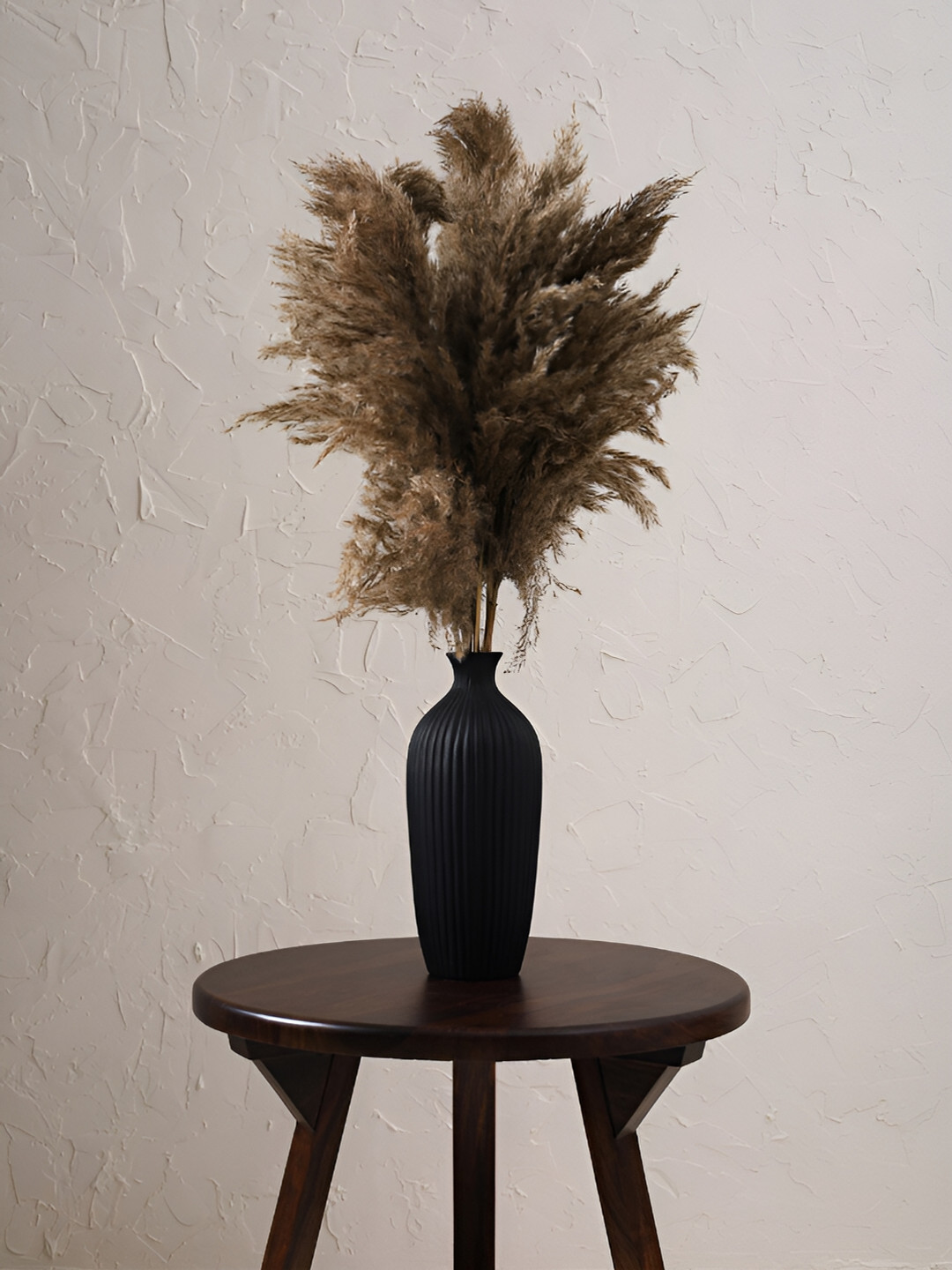 PUREZENTO Black Ceramic Vase