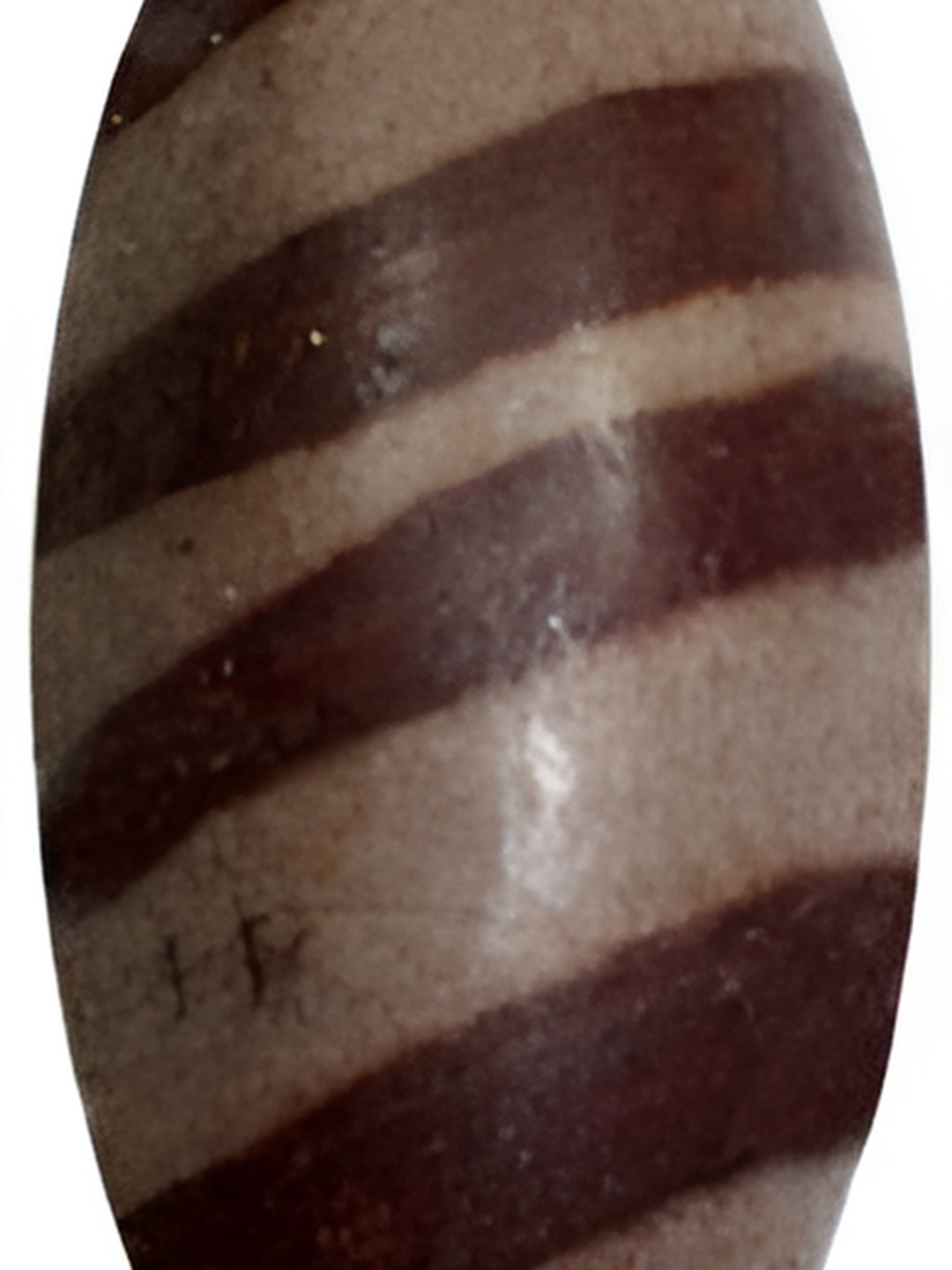 Navyaksh Narmada Stone Brown Stone Natural Living Room Tiny Showpiece - 1.9 Inches