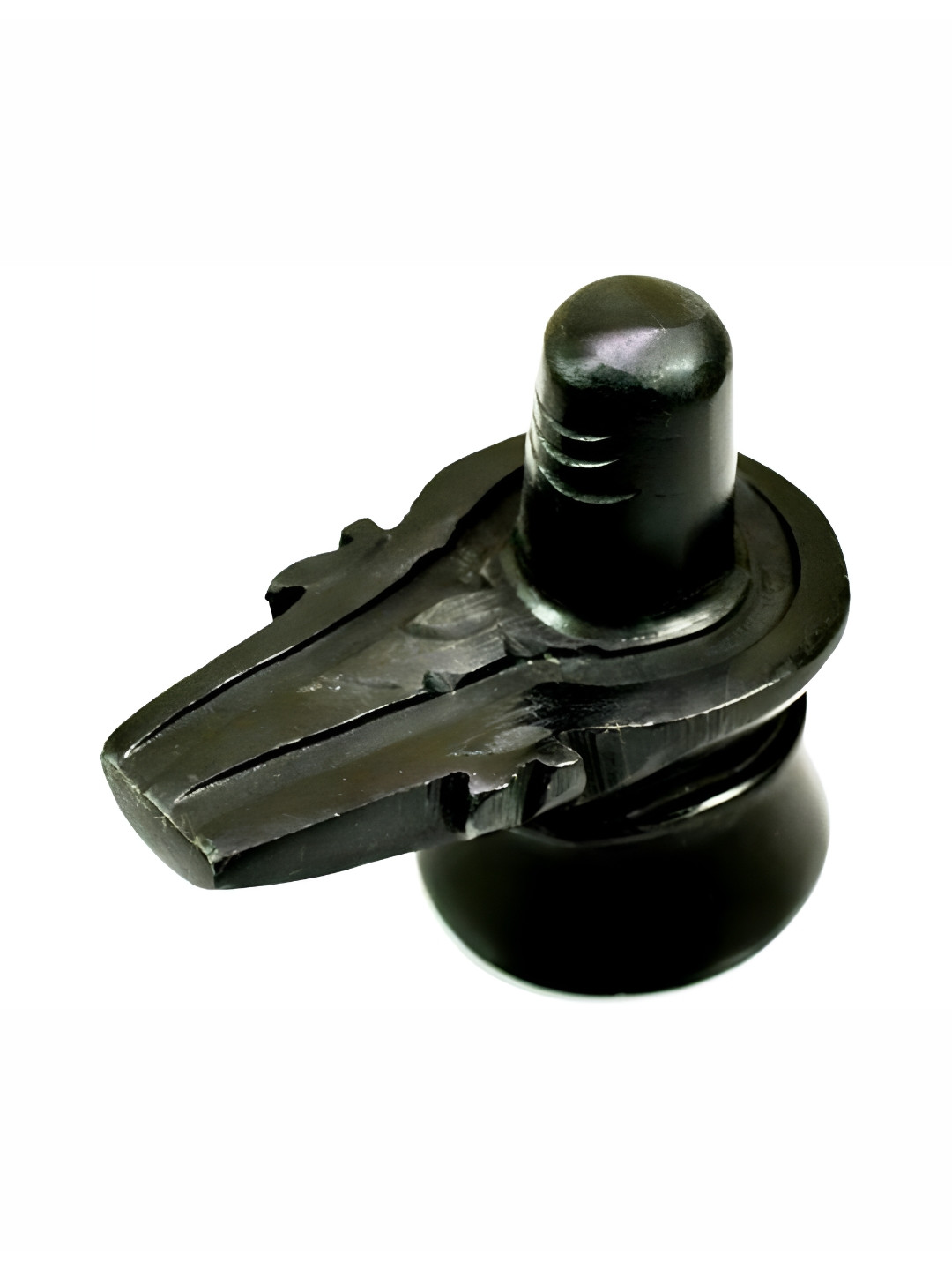 Navyaksh Black Stone Matte Prayer Room Small Showpiece - 3.9 Inches