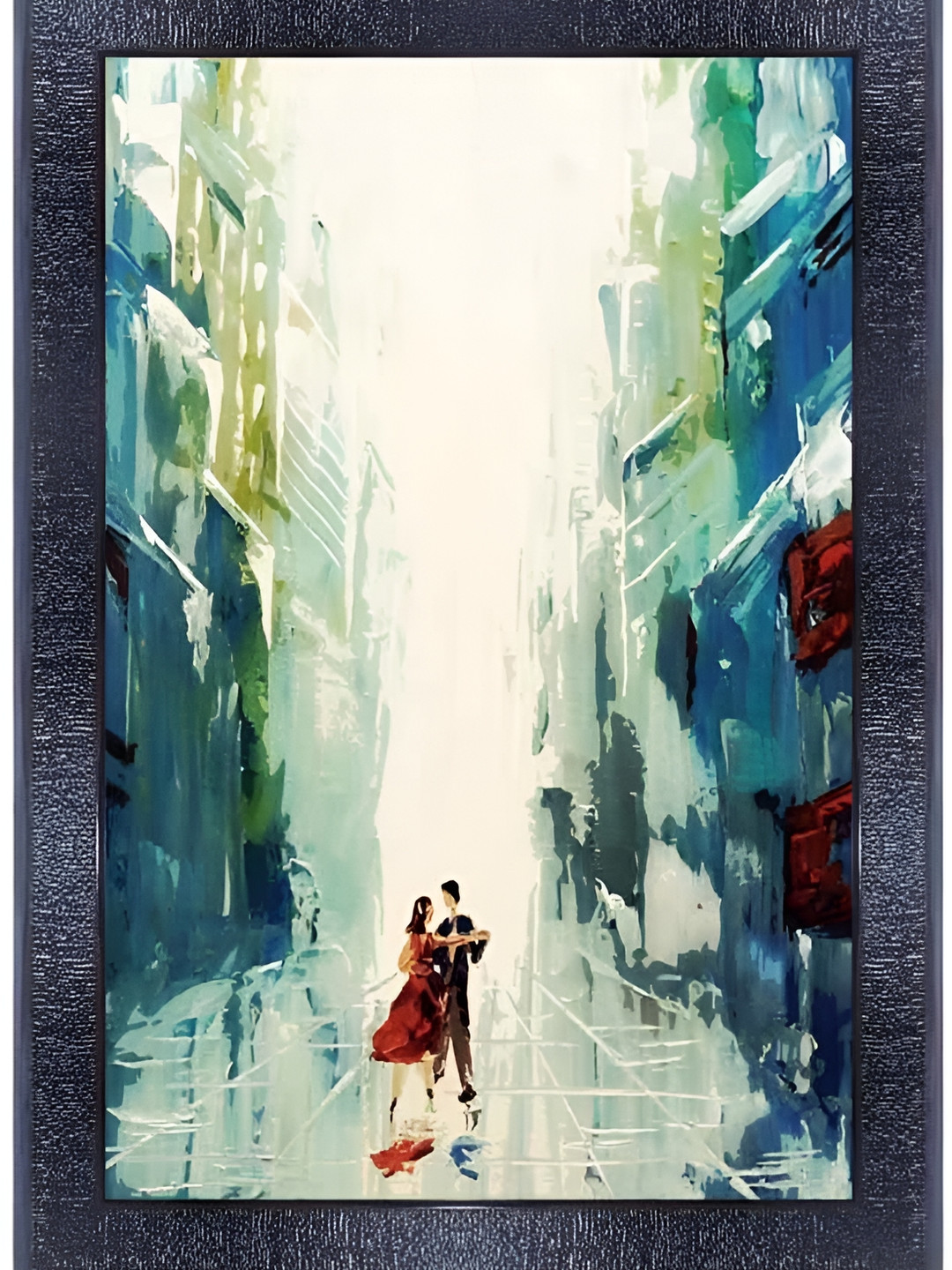 PnF Blue & White Painting Wall Art