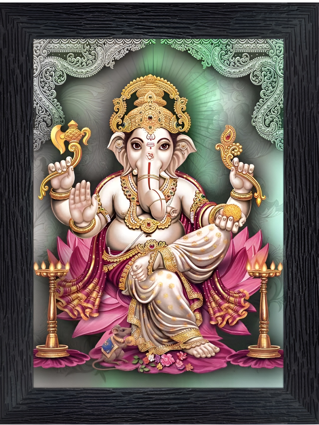 PnF Wood Wall Rectangle Paintings Wall Art - 7 x 5 In