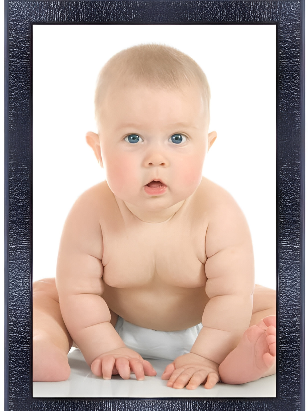 PnF Black Paper Wall Living Room Rectangle Potrait Paintings Wall Art -12.99 x 10.24In