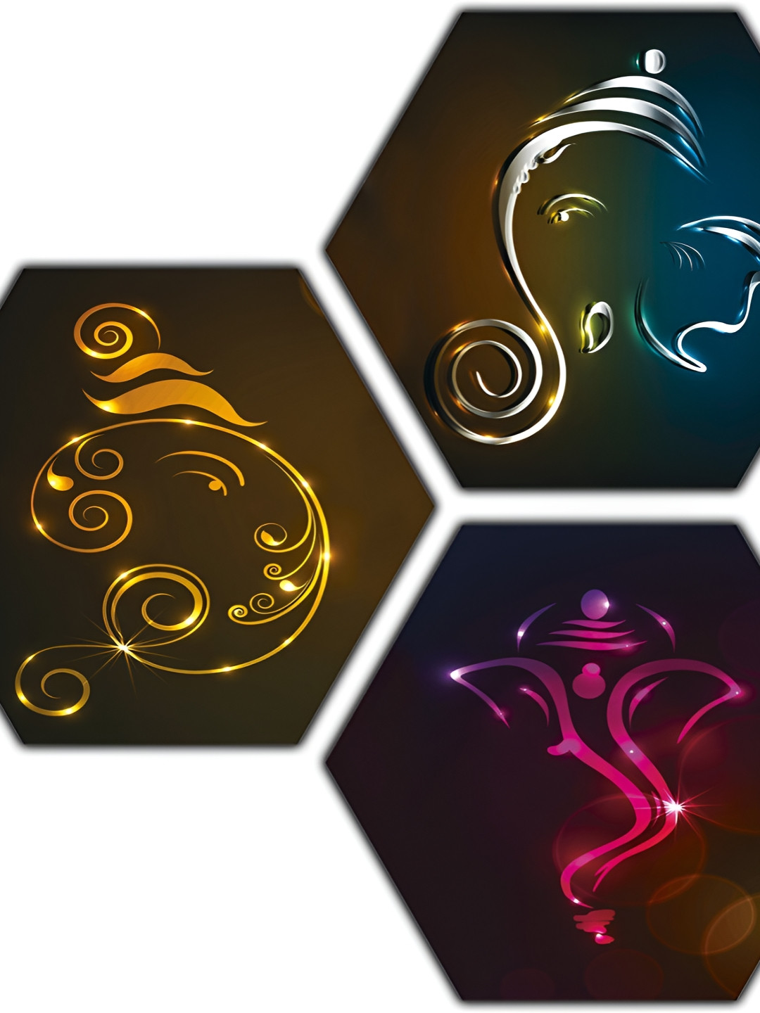 PnF Black Wood Wall Living Room Rectangle Potrait Paintings Wall Art -21.46 x 12In