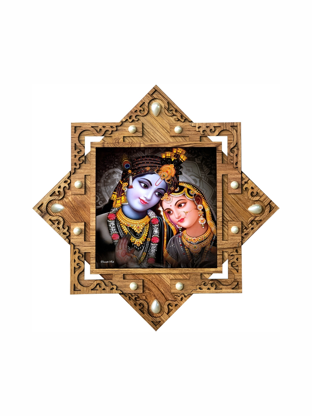 PnF Wood Wall Square Paintings Wall Art - 1 x 1 In