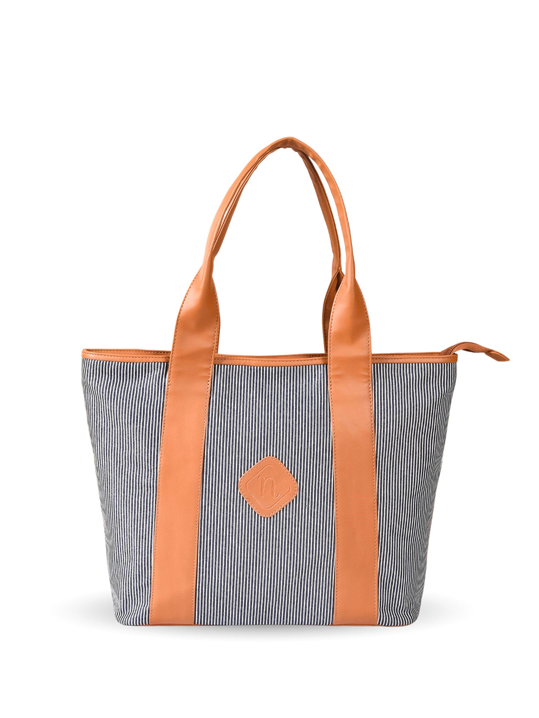 Nestasia Structured Shoulder Bag With Tasselled Tote Handbag