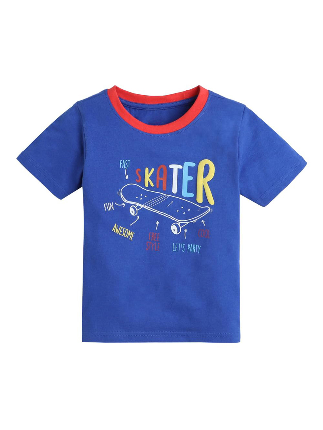 Googo Gaaga Boys Typography Printed T-shirt