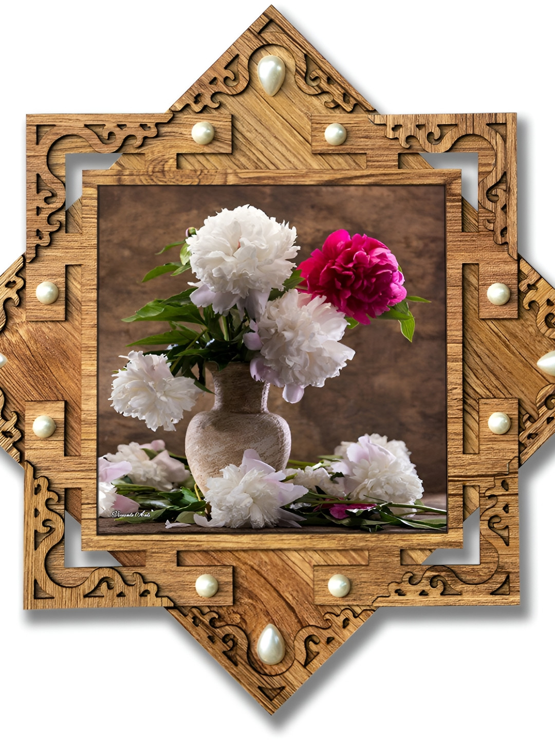 PnF Brown & Pink Paintings Wall Art