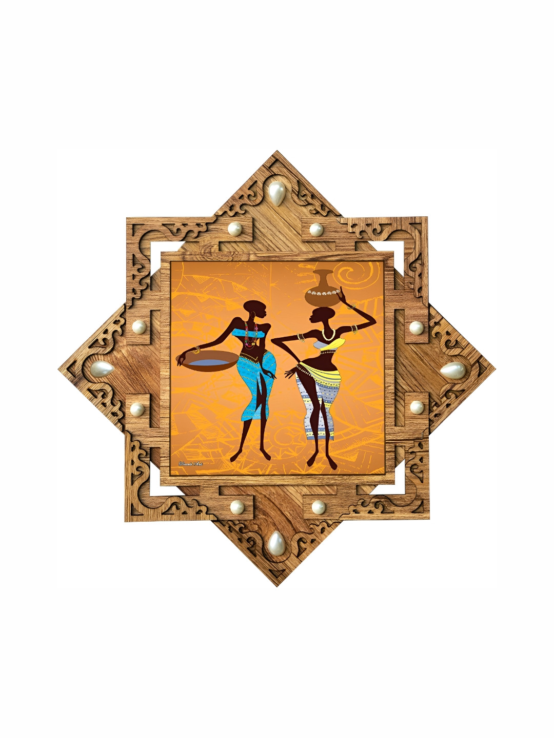 PnF Wood Wall Square Paintings Wall Art -42 x 42In