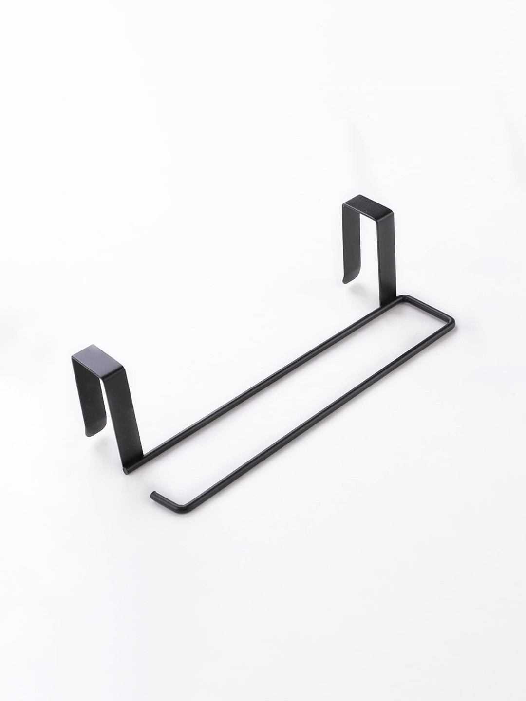 Kuber Industries Black Stainless steel Over The Door Holder