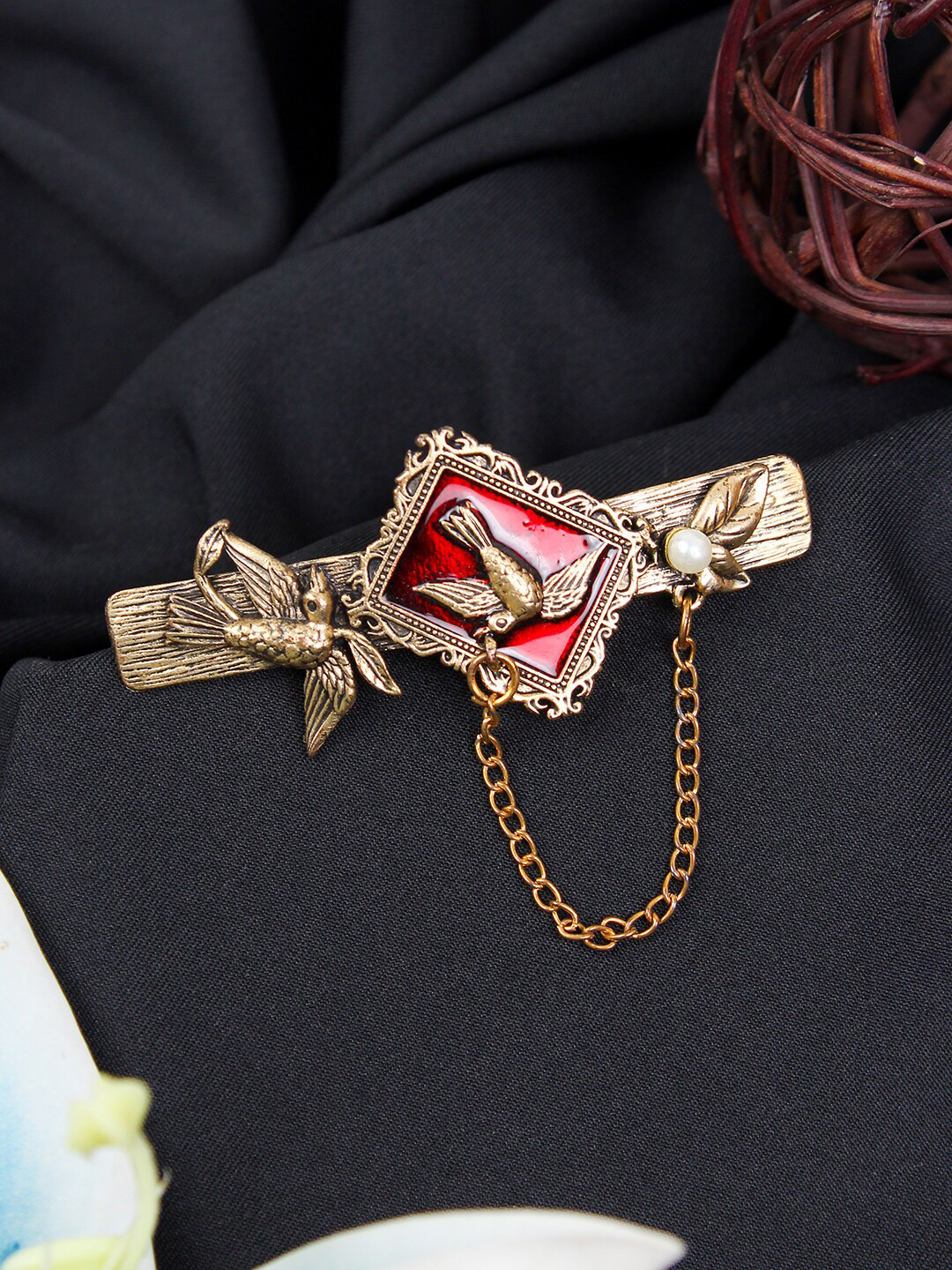 Kavove Regal Raptors Charm Brooch