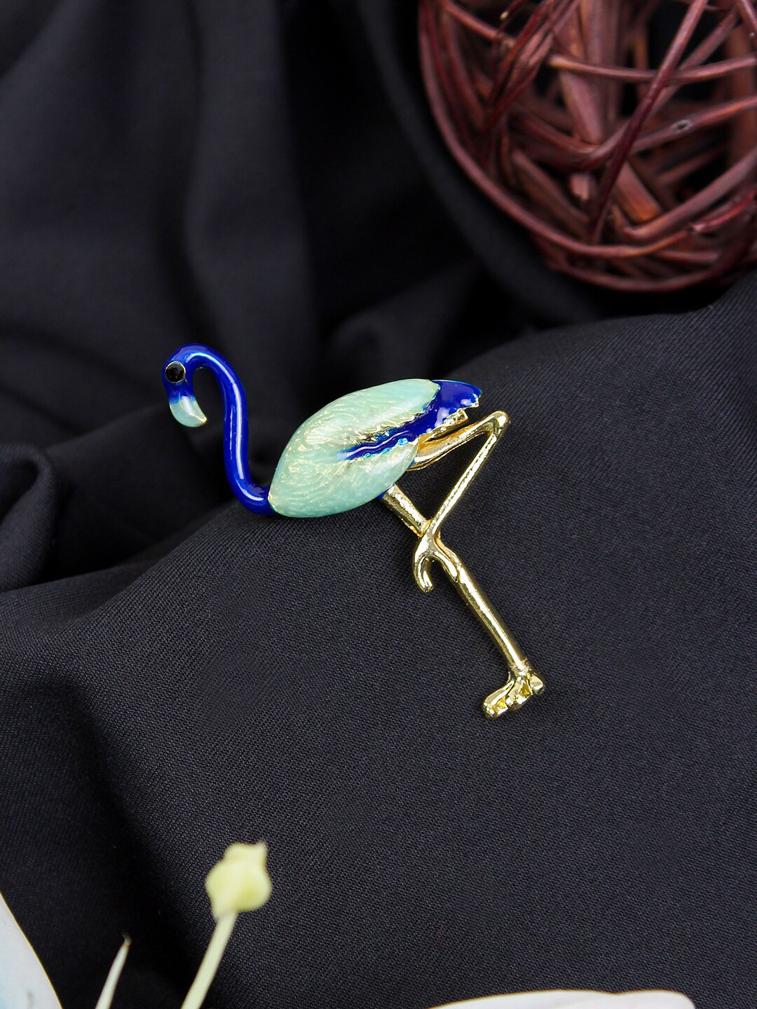 Kavove Alloy Scarlet Soiree Charm Brooch