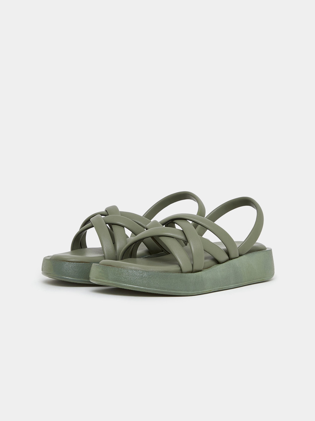 Styli Strappy Open Toe Flats