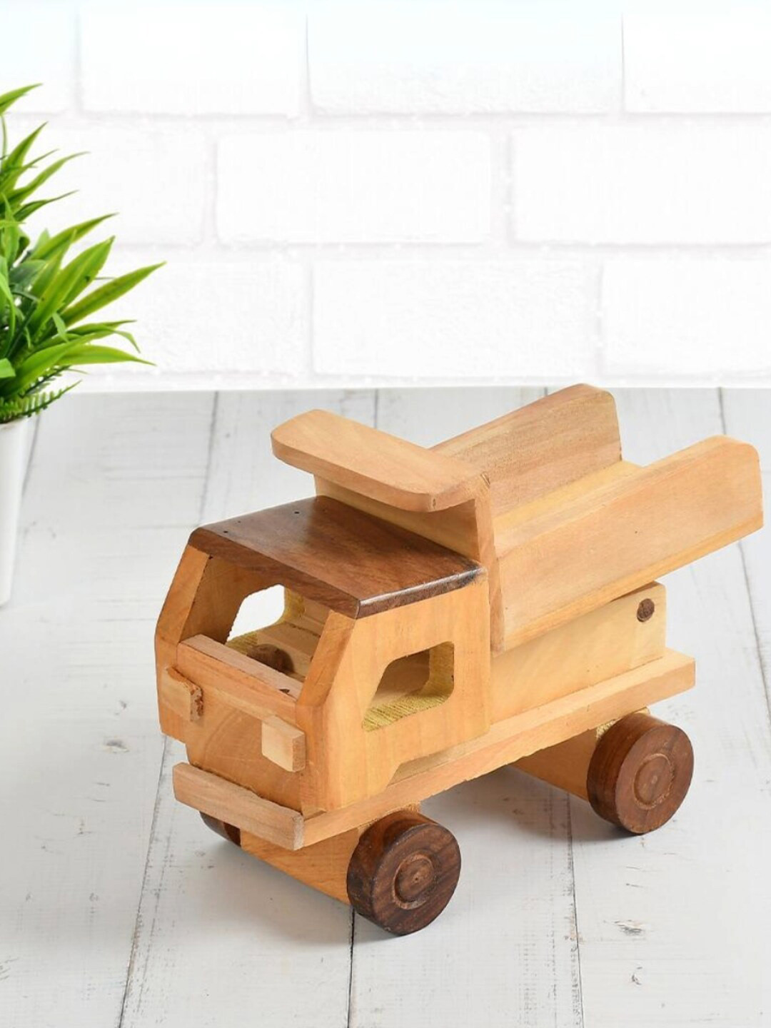 CLIO'S HERITAGE STORE Kids Wooden Truck Toy Vehicles