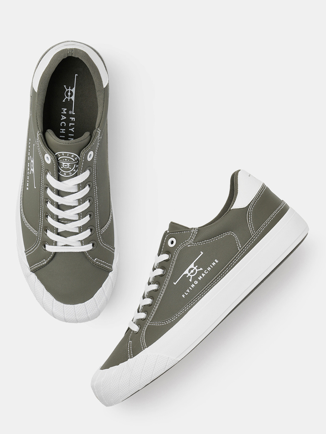 Flying Machine Men Contrast Insole Sneakers