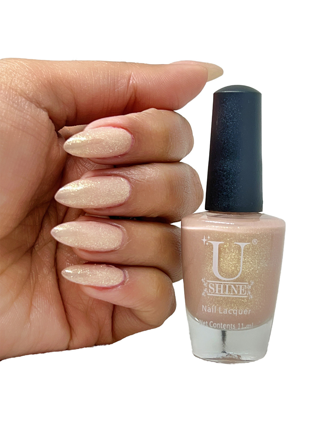 U Shine Long Lasting Nail Lacquer - 11ml - Shaken Foundation