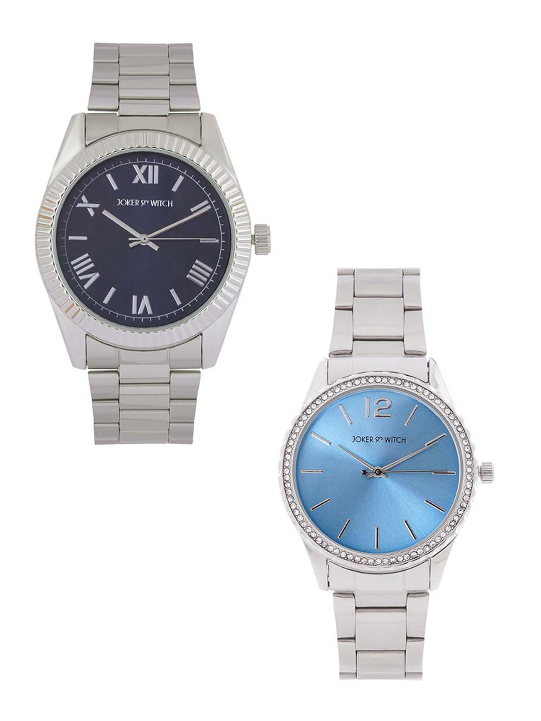 JOKER & WITCH Patrick and Kat Analogue His and Her Watches Giftset JWJCW407